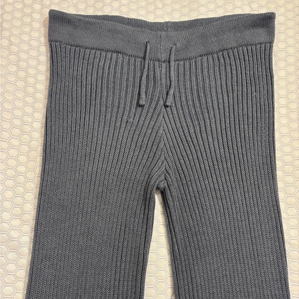 Blue Knitted Pants